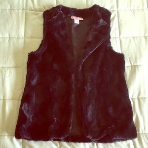 Ultra soft faux fur vest
